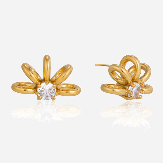 საყურე რგოლით და თვლით